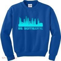 Houston Be Someone Bridge Houston Skyline Hgifttown Be Someone Gift Kids Sweatshirt thumb 0