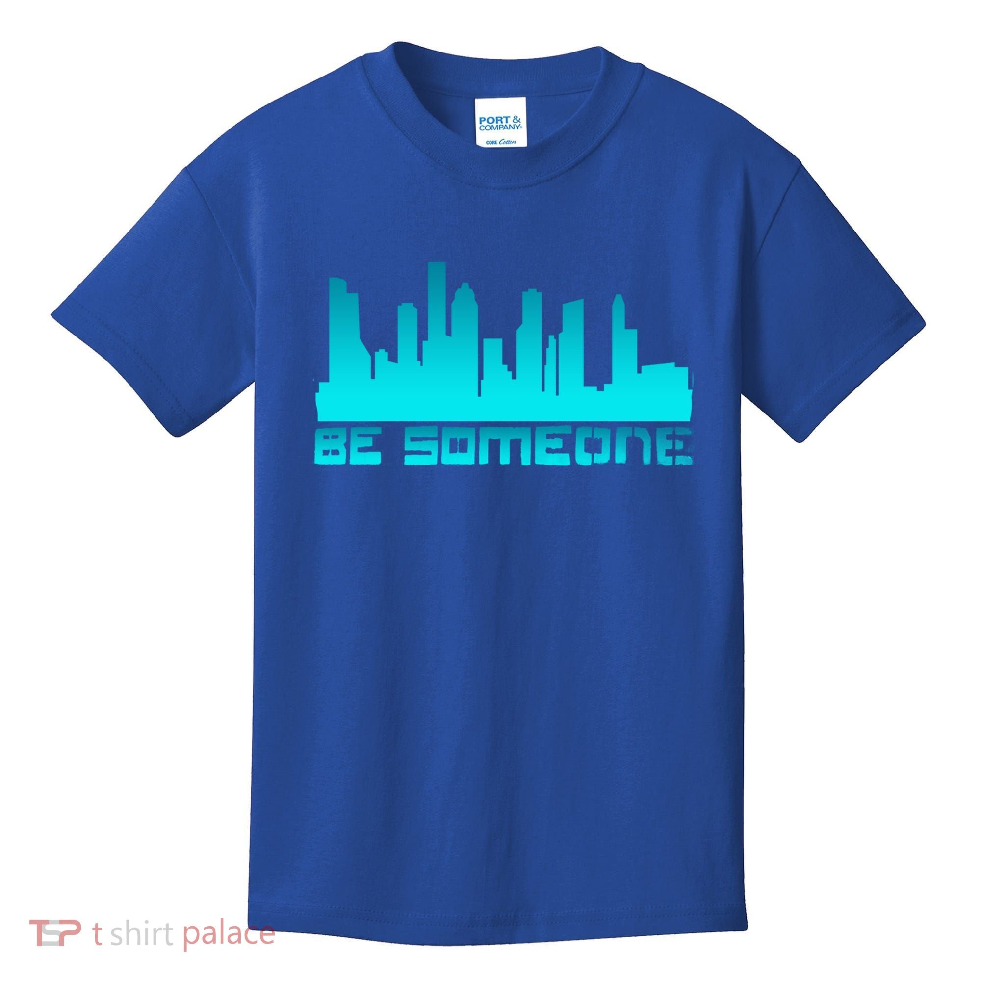 Houston Be Someone Bridge Houston Skyline Hgifttown Be Someone Gift Kids T-Shirt