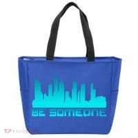 Houston Be Someone Bridge Houston Skyline Hgifttown Be Someone Gift Tote Bag thumb 0