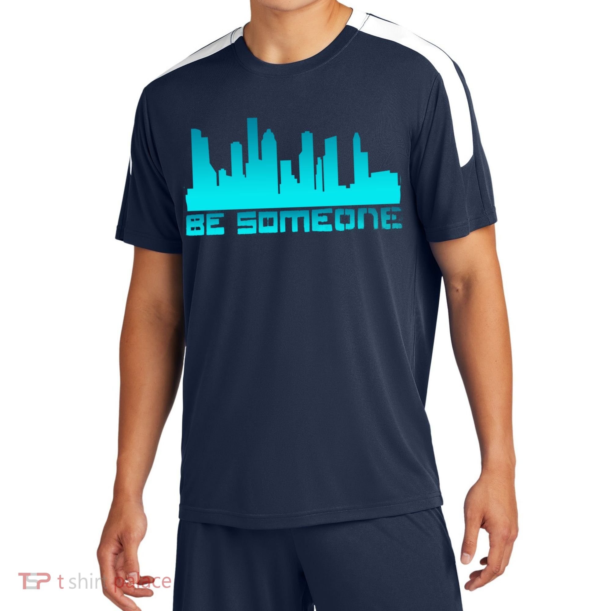 Houston Be Someone Bridge Houston Skyline Hgifttown Be Someone Gift Sport-Tek Competitor United Soccer Jersey