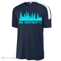 Houston Be Someone Bridge Houston Skyline Hgifttown Be Someone Gift Sport-Tek Competitor United Soccer Jersey thumb 2