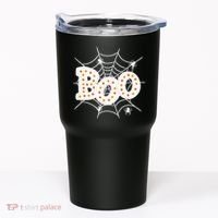 Halloween Boo Spider Web Spooky Season Tumbler thumb 0