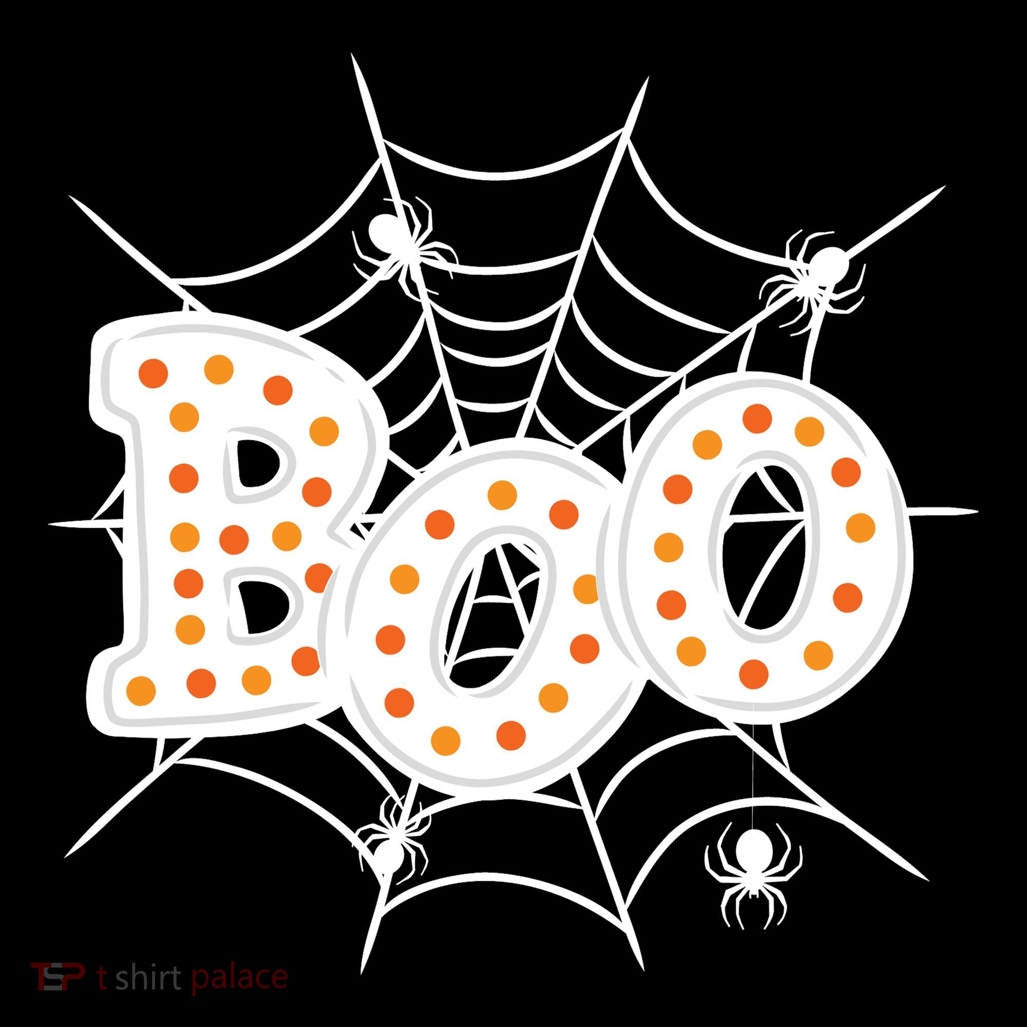 Halloween Boo Spider Web Spooky Season Ornament