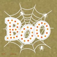 Halloween Boo Spider Web Spooky Season Garment-Dyed Women's Muscle Tee thumb 6