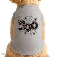 Halloween Boo Spider Web Spooky Season Doggie Tank thumb 0