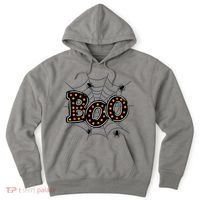 Halloween Boo Spider Web Spooky Season Hoodie thumb 0