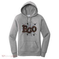 Halloween Boo Spider Web Spooky Season Women's Hoodie thumb 0