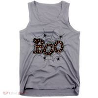 Halloween Boo Spider Web Spooky Season Tank Top thumb 0