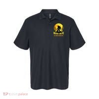 Halloween Bigfoot Saw Me Nobody Believes Him Funny Polo thumb 0