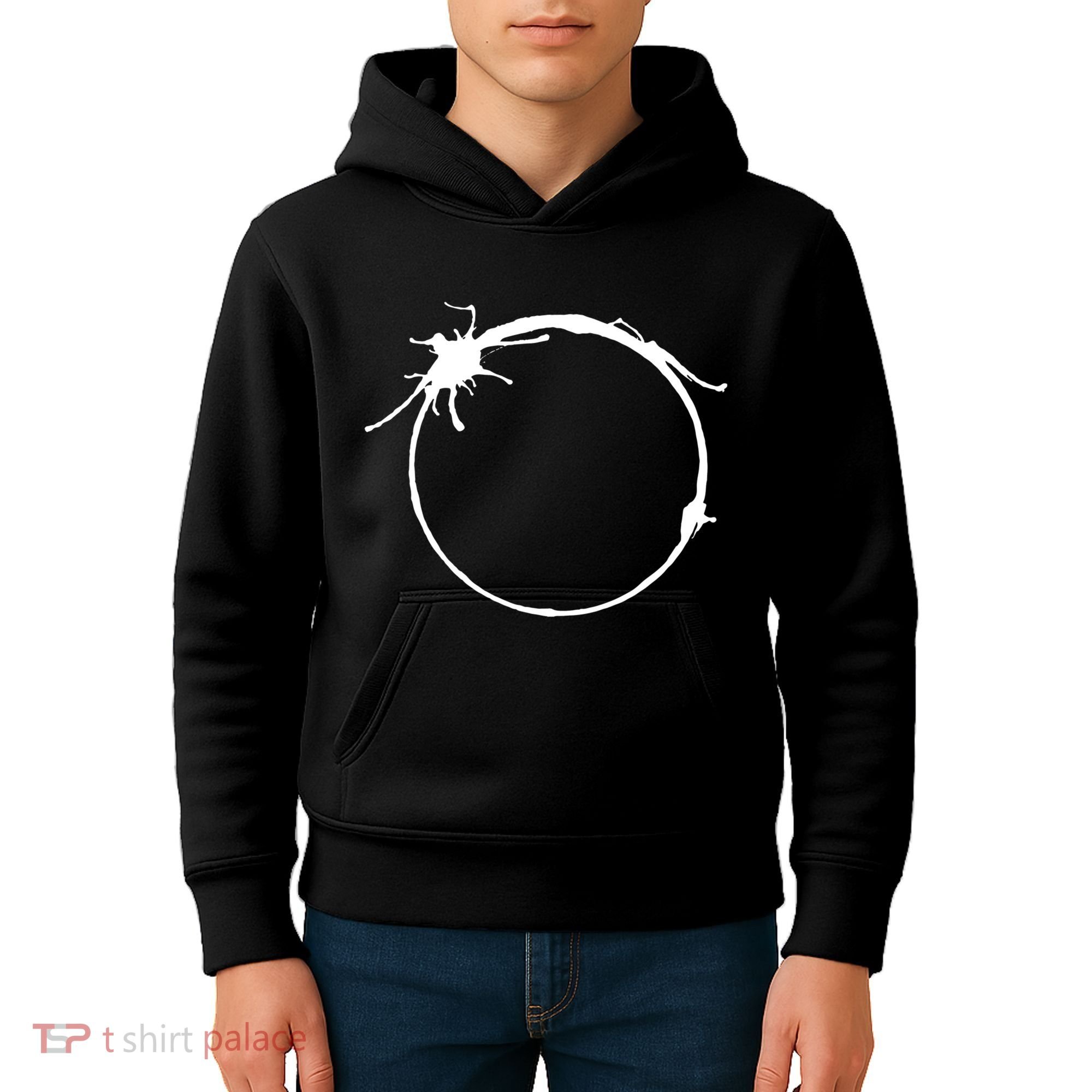 Heptapod B (Translation Human) Inverted Kids Hoodie