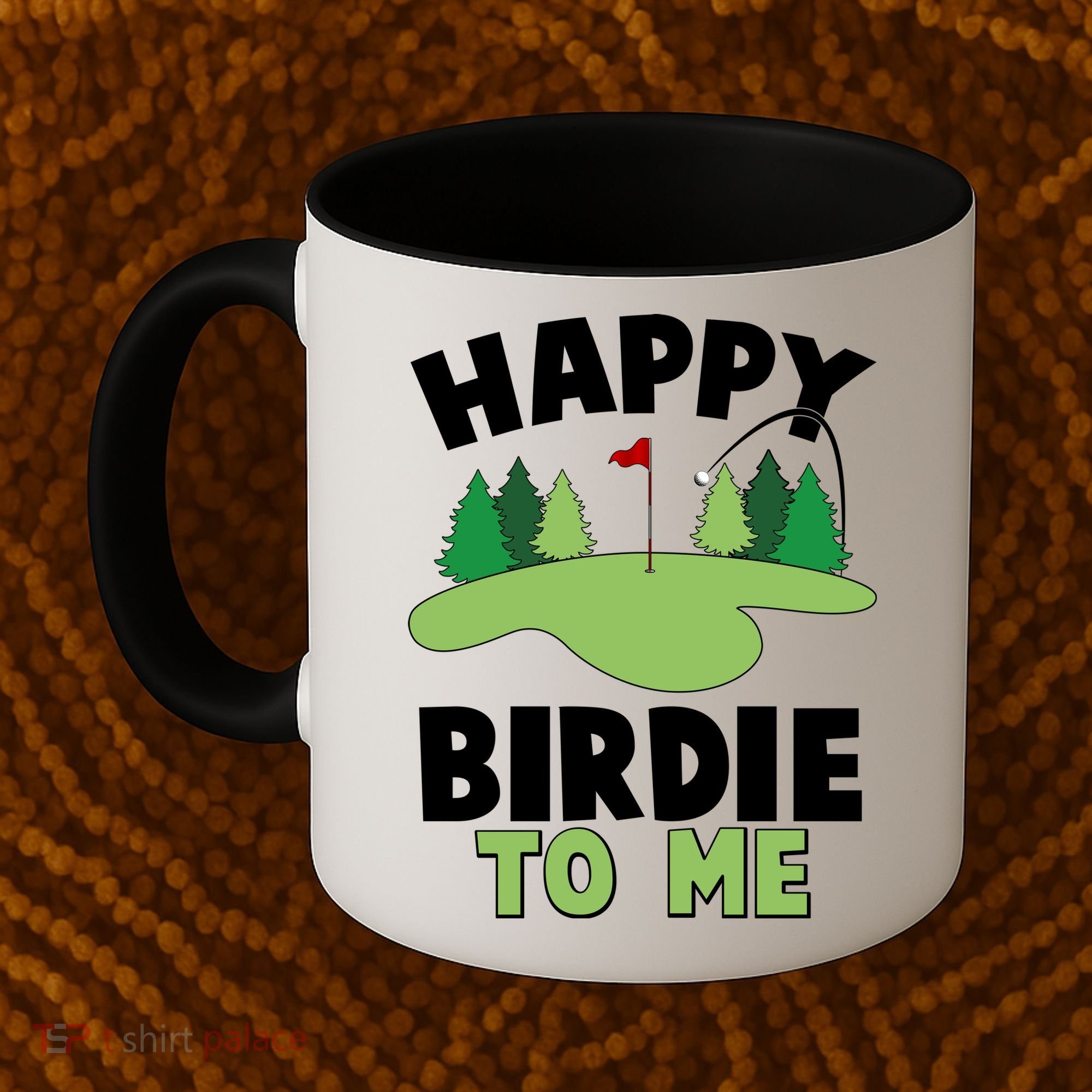 Happy Birdie To Me Golfing Coffee Mug