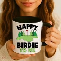 Happy Birdie To Me Golfing Coffee Mug thumb 3
