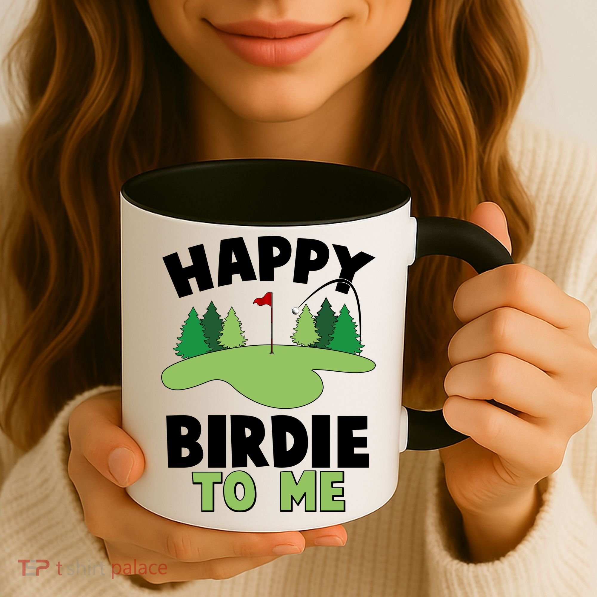 Happy Birdie To Me Golfing Coffee Mug
