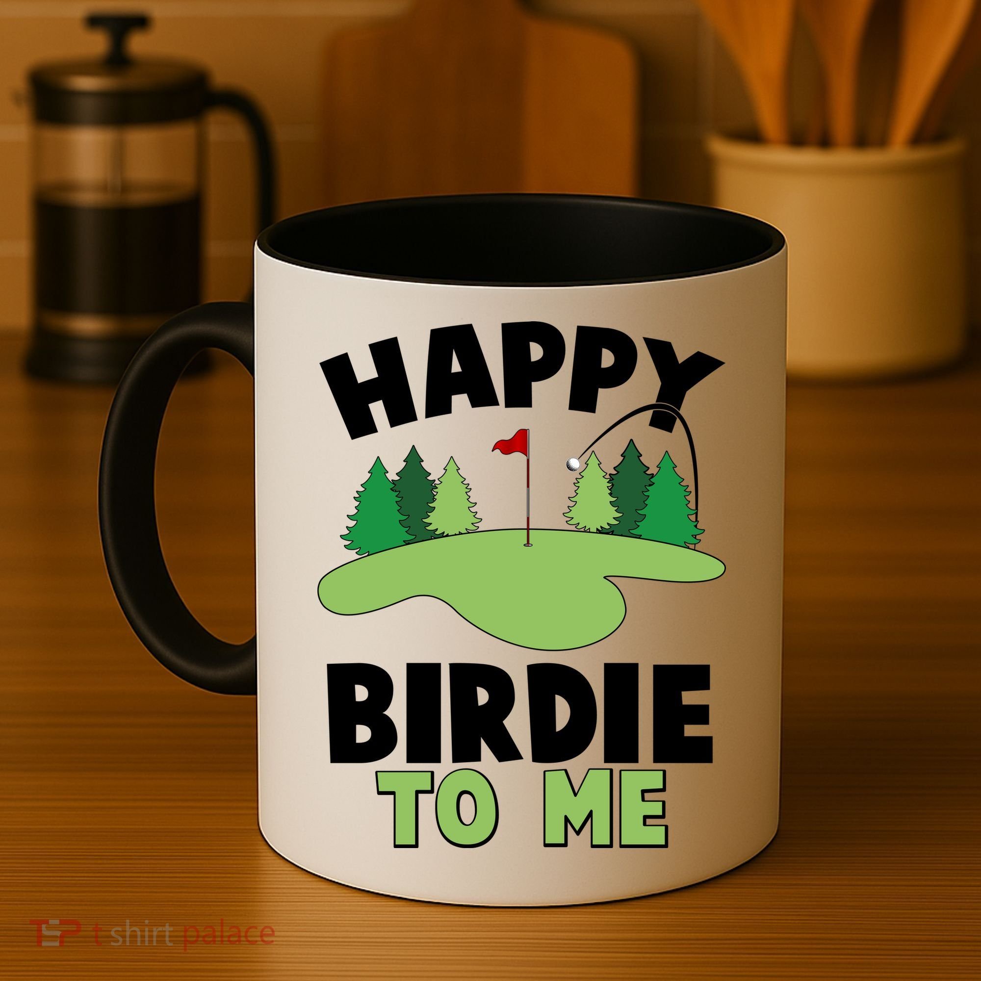 Happy Birdie To Me Golfing Coffee Mug