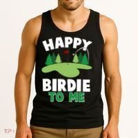 Happy Birdie To Me Golfing Tank Top thumb 3