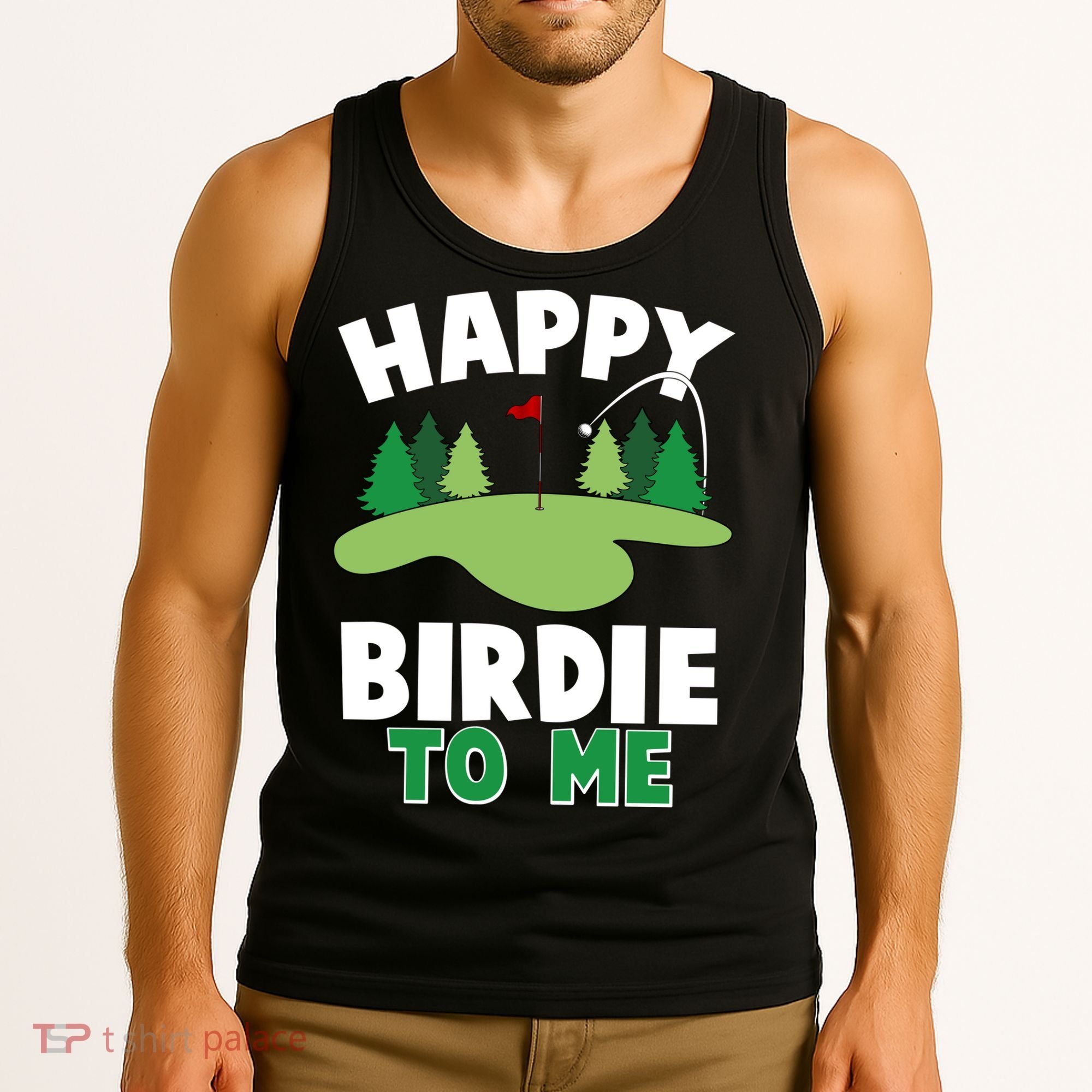 Happy Birdie To Me Golfing Tank Top