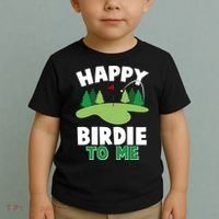 Happy Birdie To Me Golfing Toddler T-Shirt thumb 2