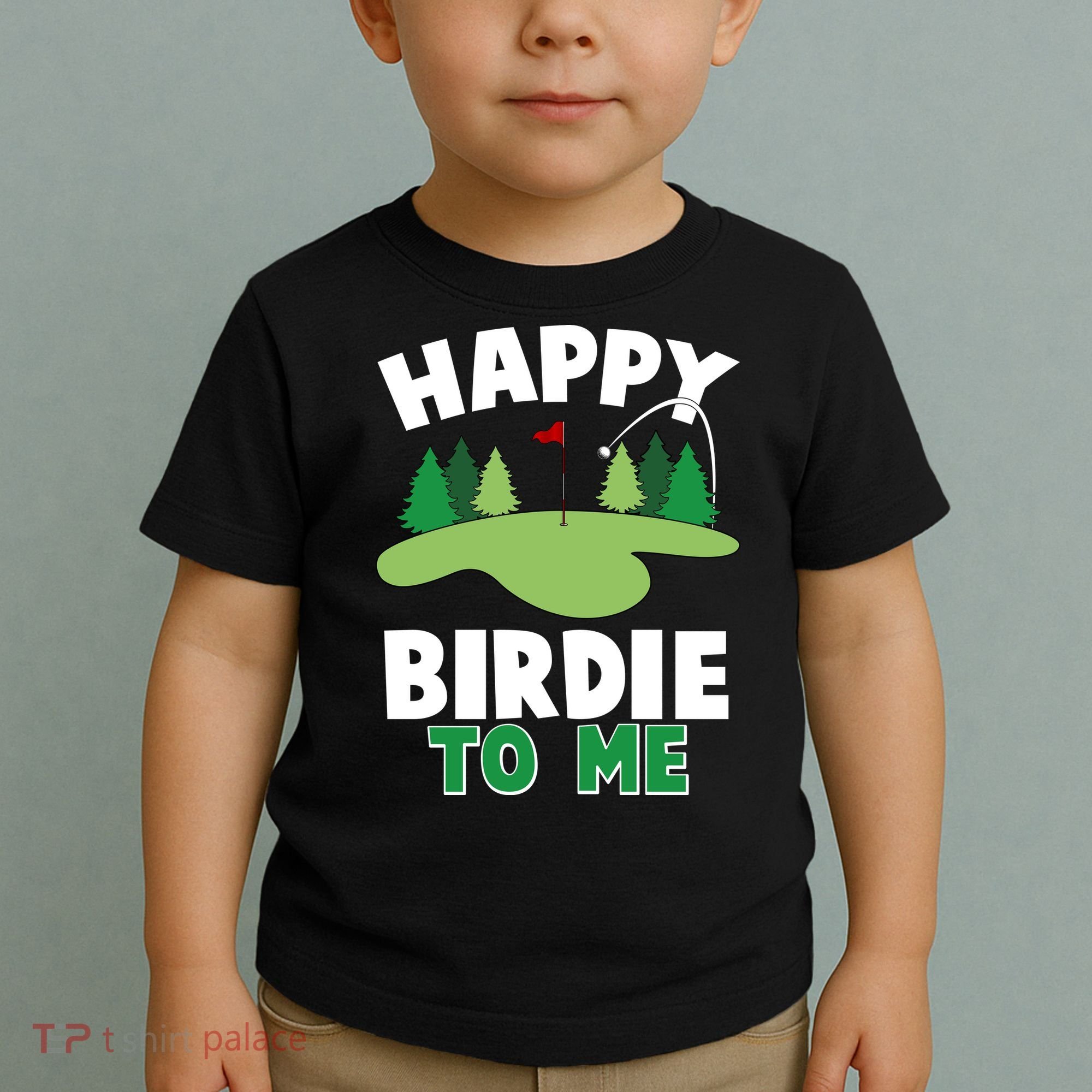 Happy Birdie To Me Golfing Toddler T-Shirt