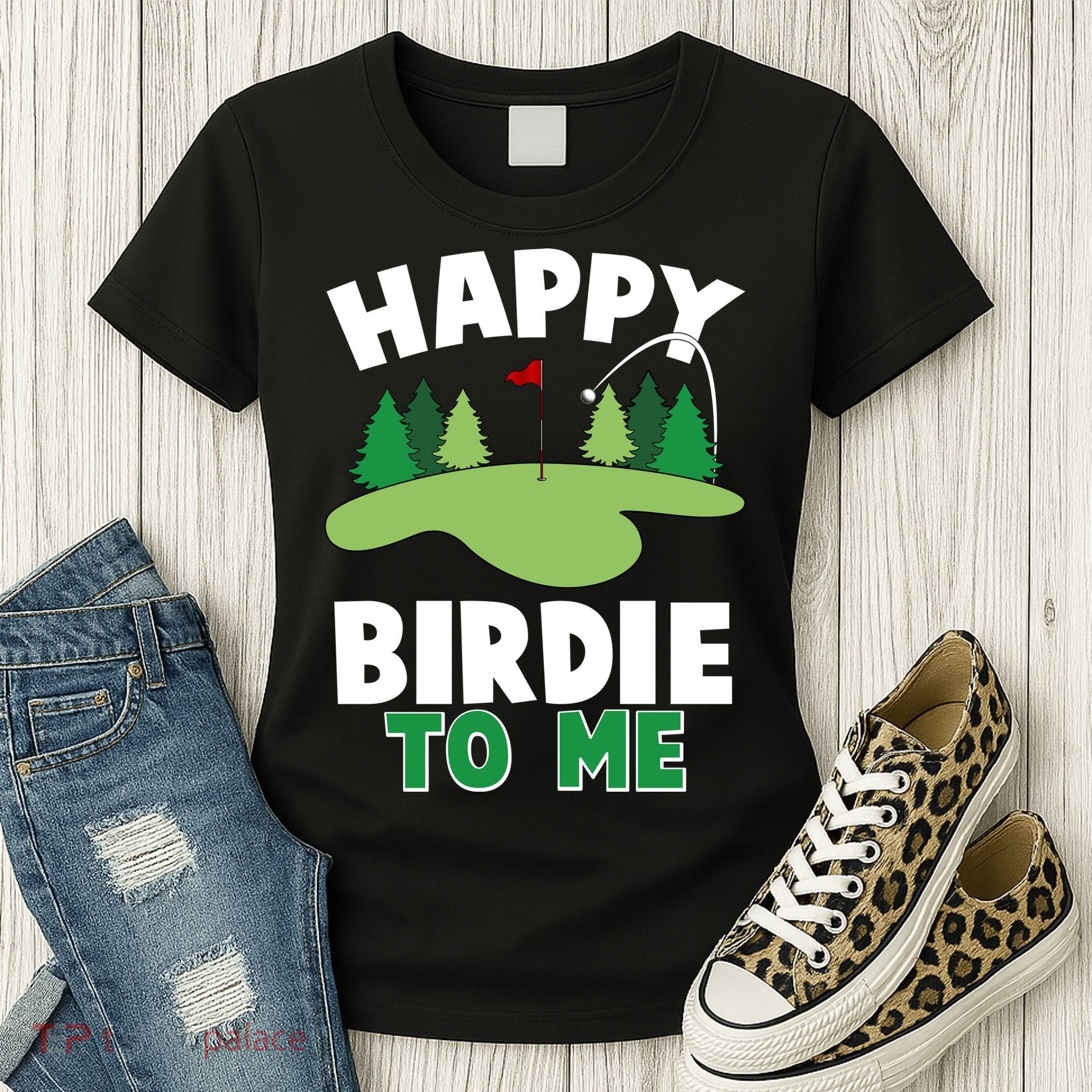 Happy Birdie To Me Golfing Women's T-Shirt