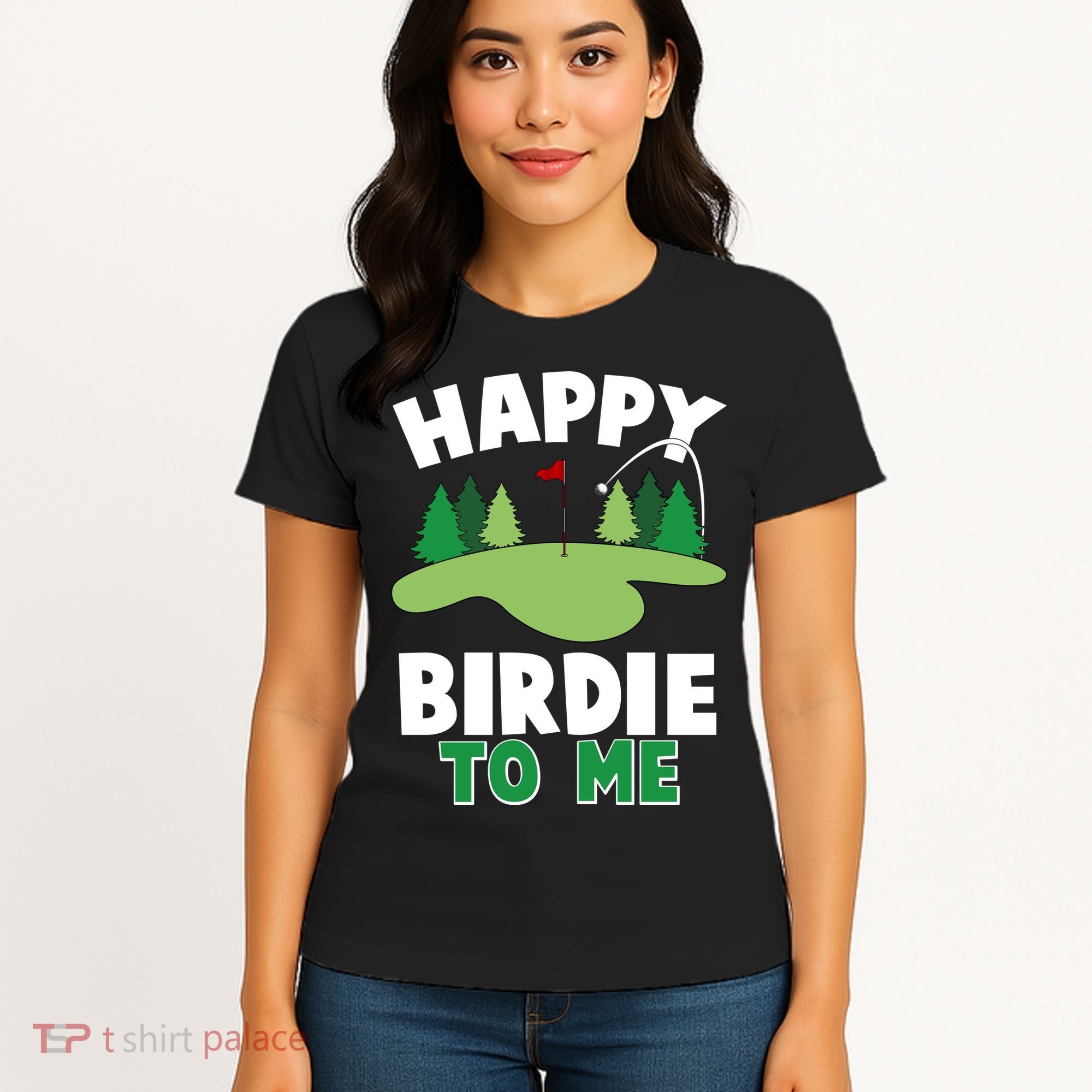 Happy Birdie To Me Golfing Women's T-Shirt