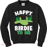 Happy Birdie To Me Golfing Kids Sweatshirt thumb 0