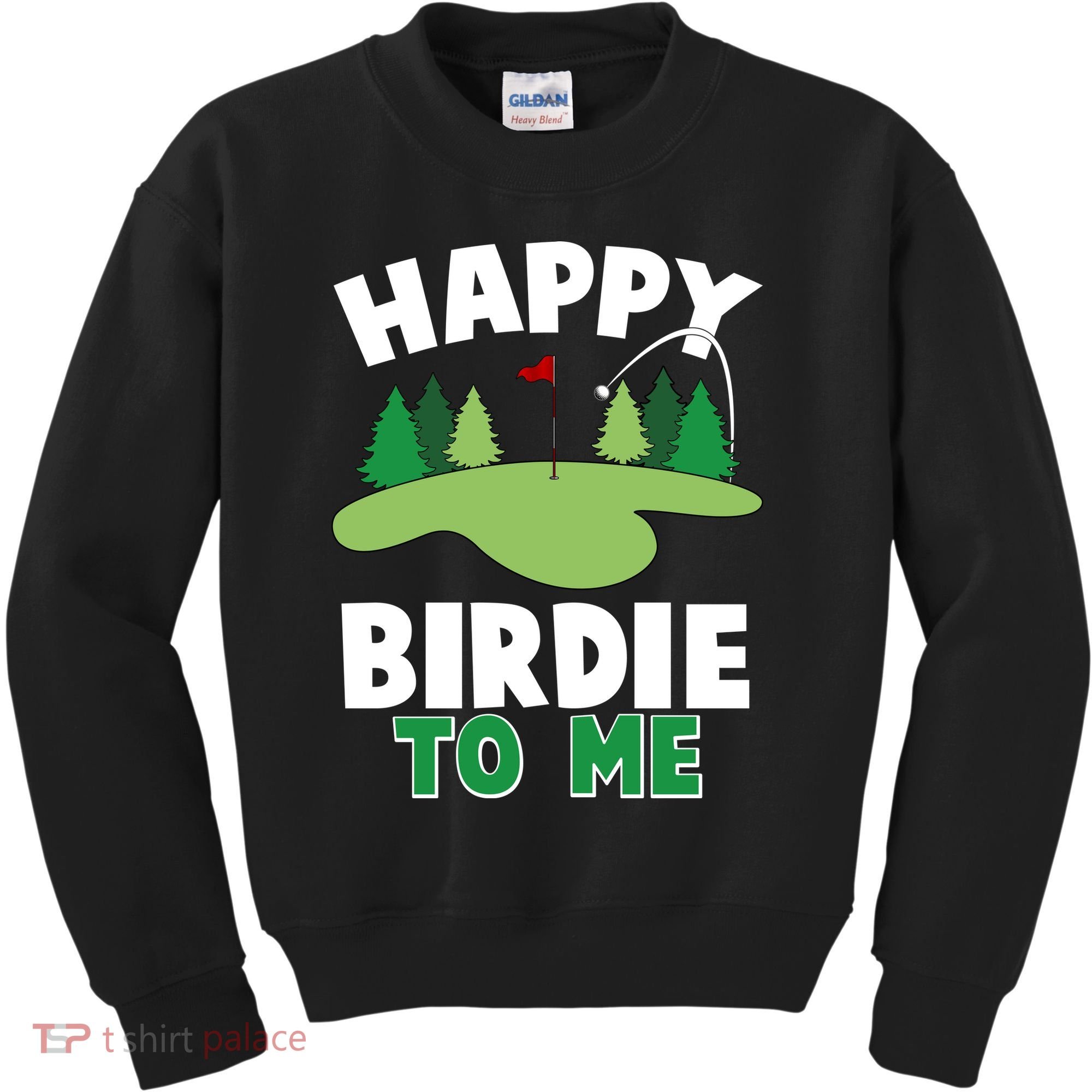 Happy Birdie To Me Golfing Kids Sweatshirt