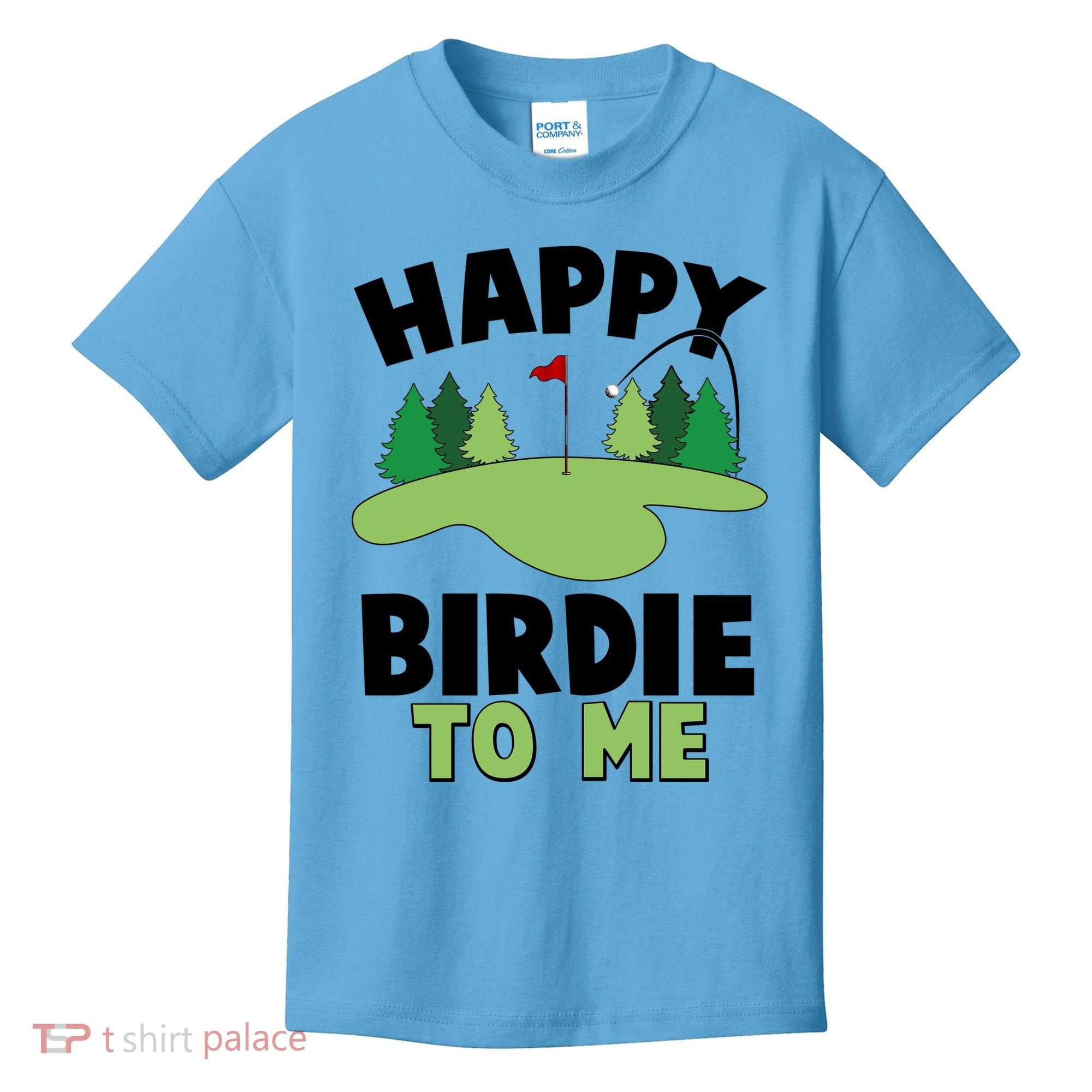 Happy Birdie To Me Golfing Kids T-Shirt