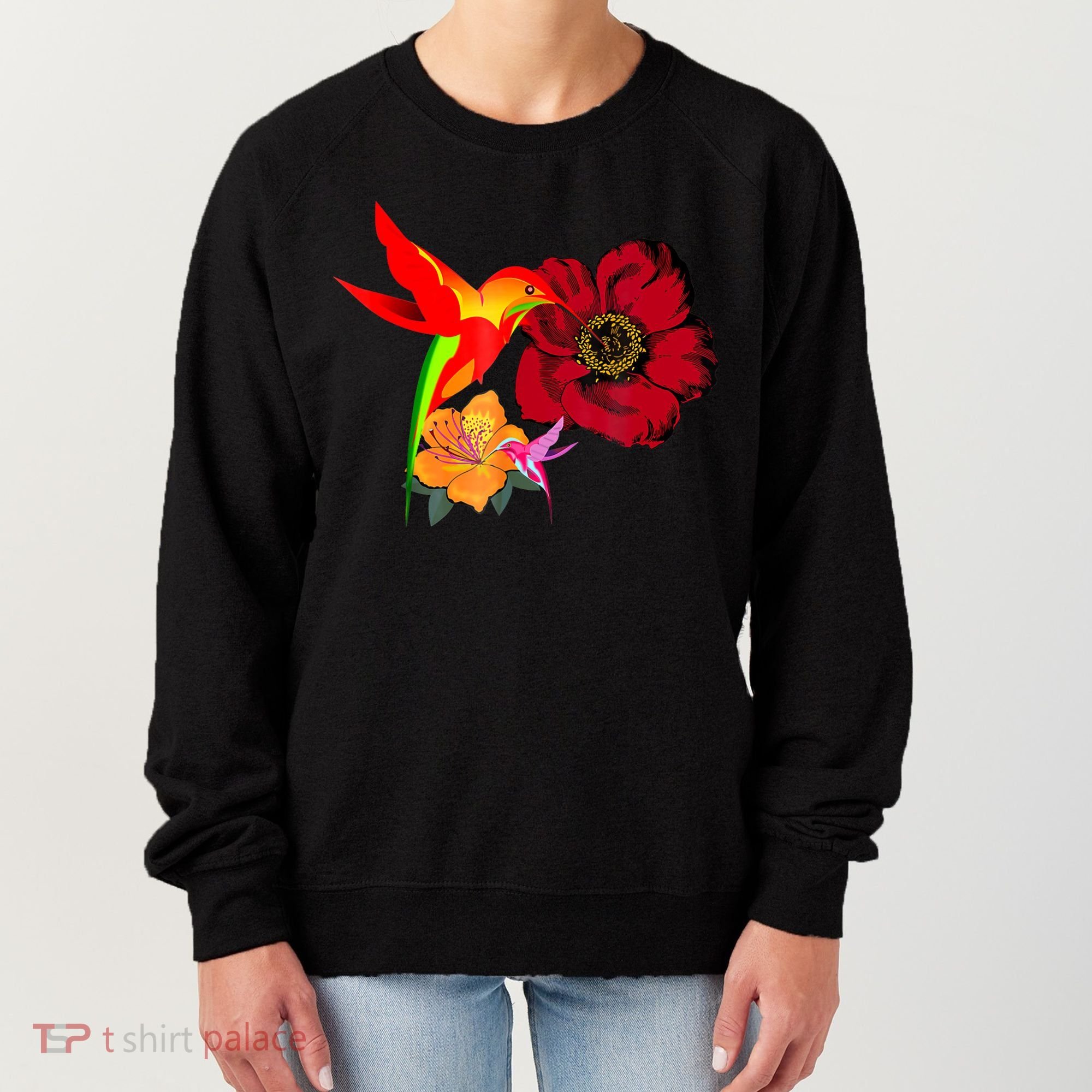 Hummingbird Bird Tree Beautiful Nature Spirit Women's Sweatshirt