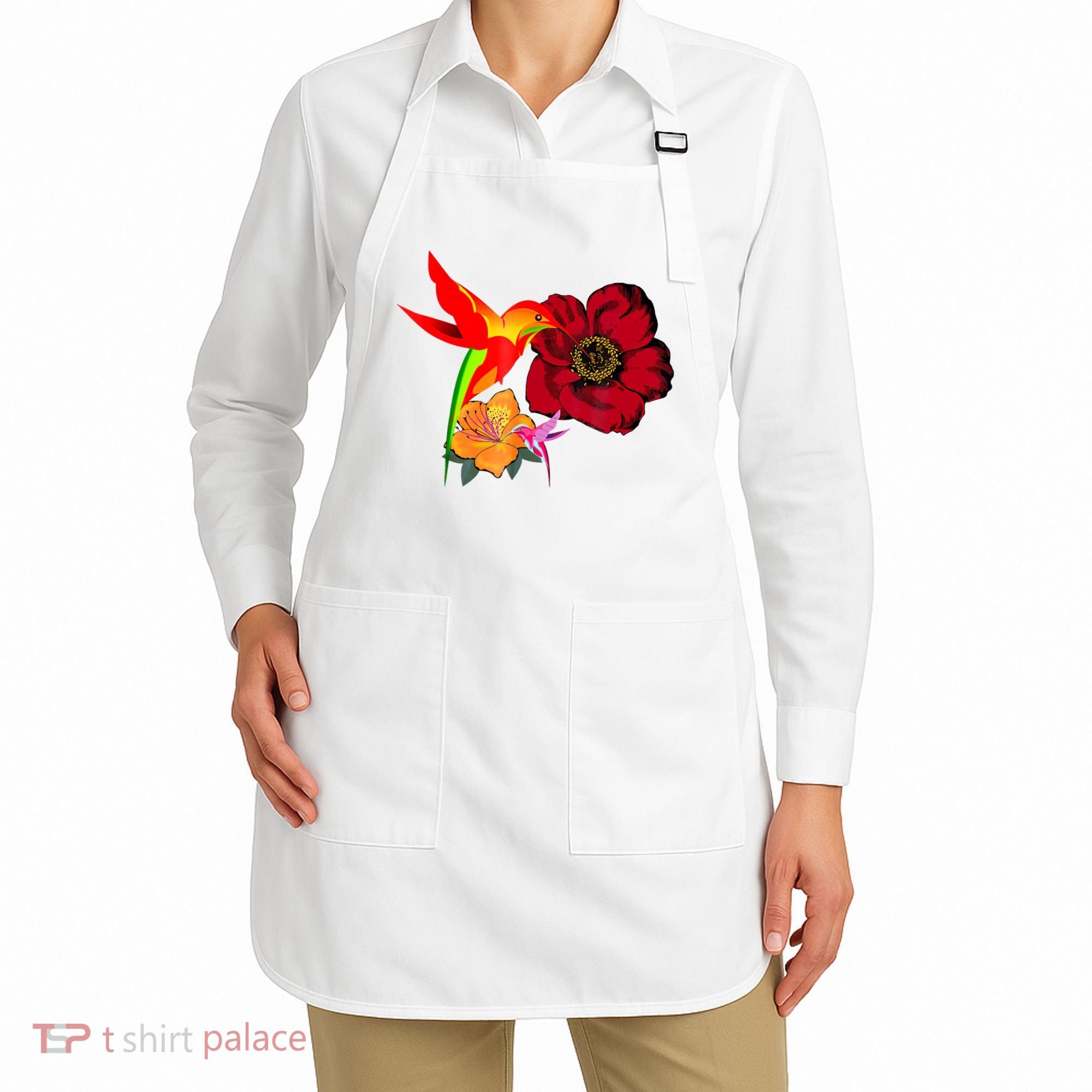 Hummingbird Bird Tree Beautiful Nature Spirit Apron
