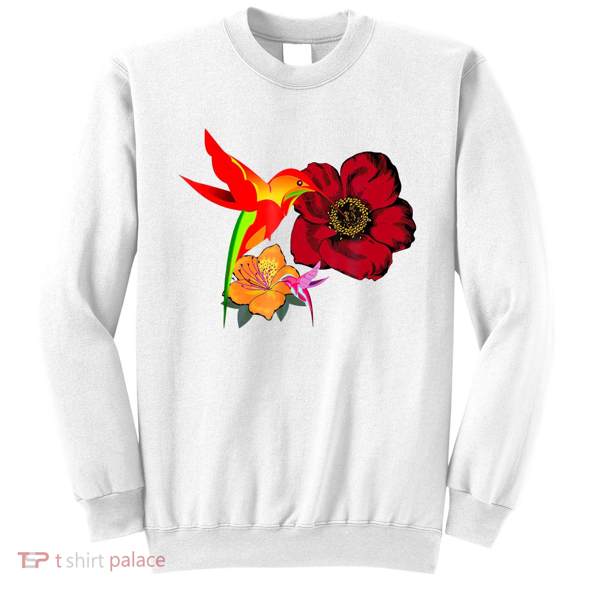 Hummingbird Bird Tree Beautiful Nature Spirit Sweatshirt