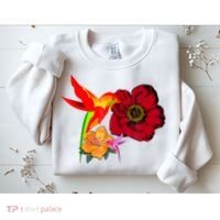 Hummingbird Bird Tree Beautiful Nature Spirit Sweatshirt thumb 2