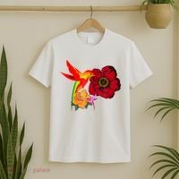 Hummingbird Bird Tree Beautiful Nature Spirit T-Shirt thumb 2