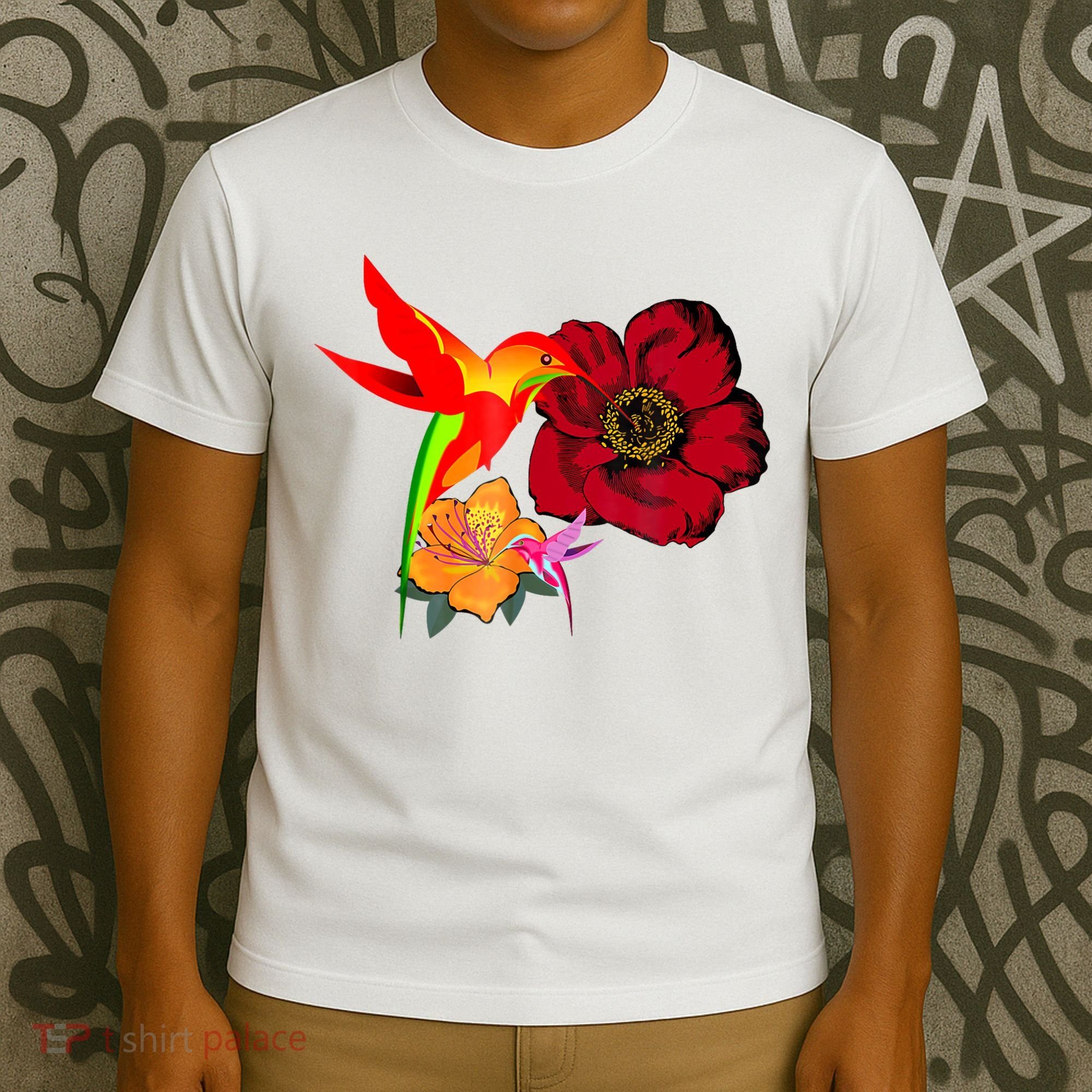 Hummingbird Bird Tree Beautiful Nature Spirit T-Shirt