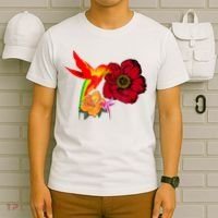 Hummingbird Bird Tree Beautiful Nature Spirit T-Shirt thumb 6