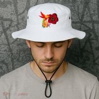 Hummingbird Bird Tree Beautiful Nature Spirit Bucket Hat thumb 2