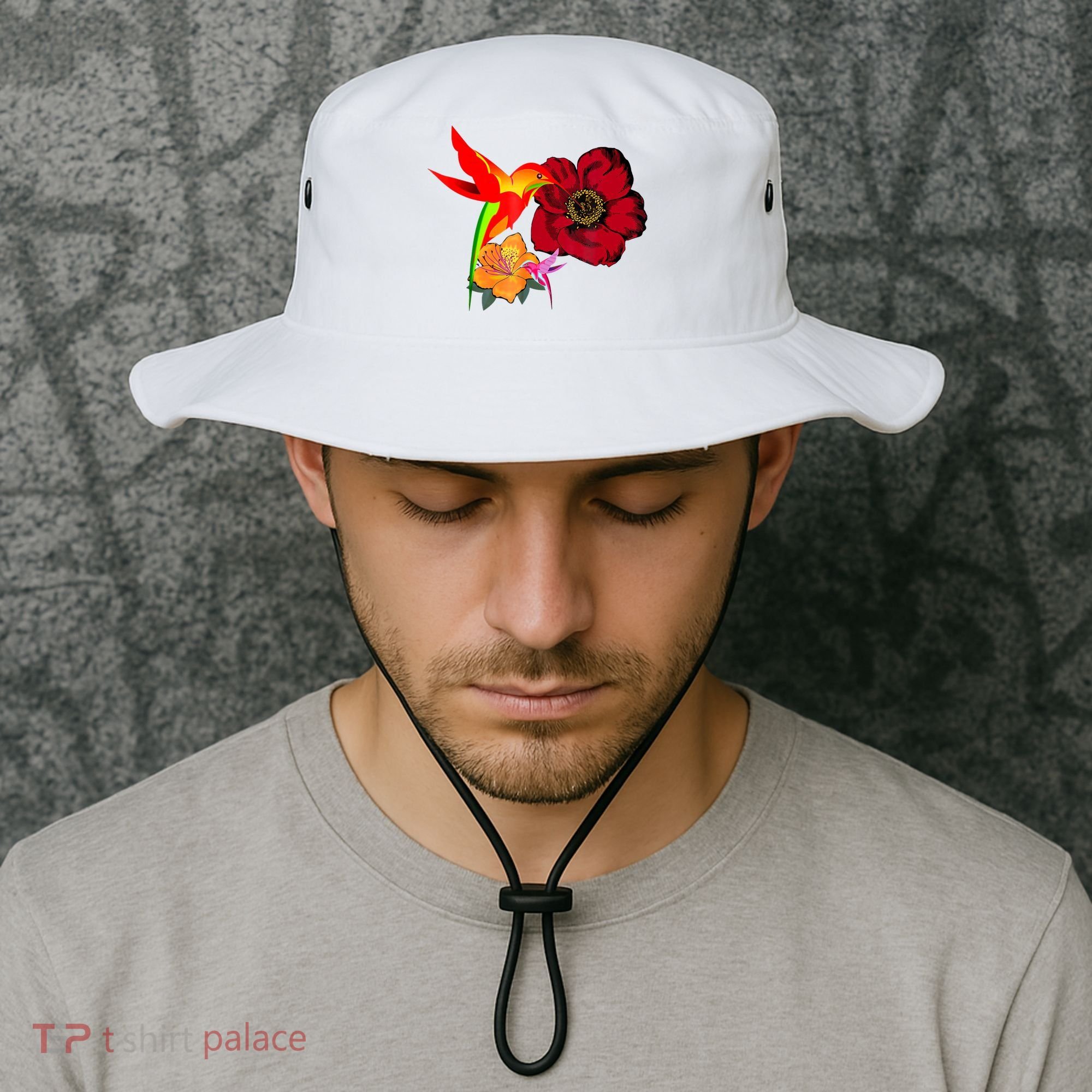 Hummingbird Bird Tree Beautiful Nature Spirit Bucket Hat