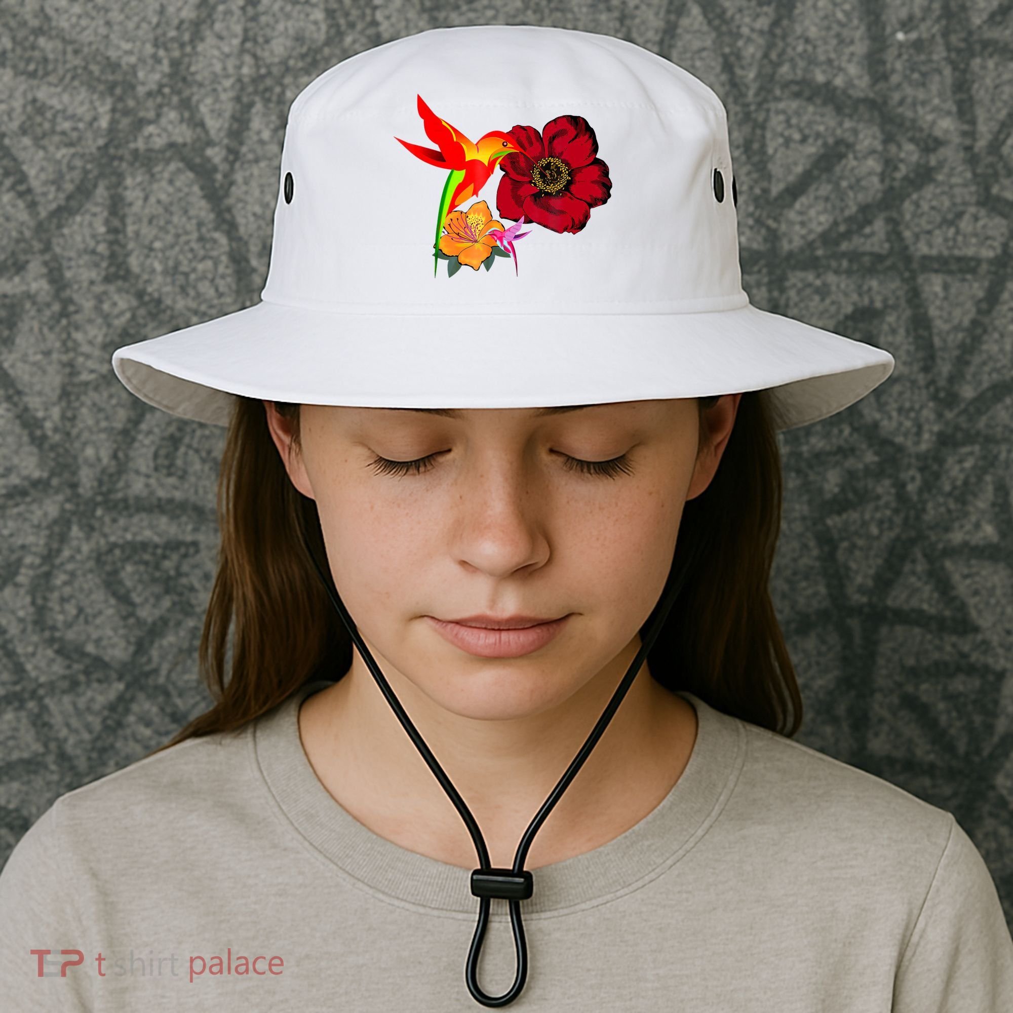 Hummingbird Bird Tree Beautiful Nature Spirit Bucket Hat