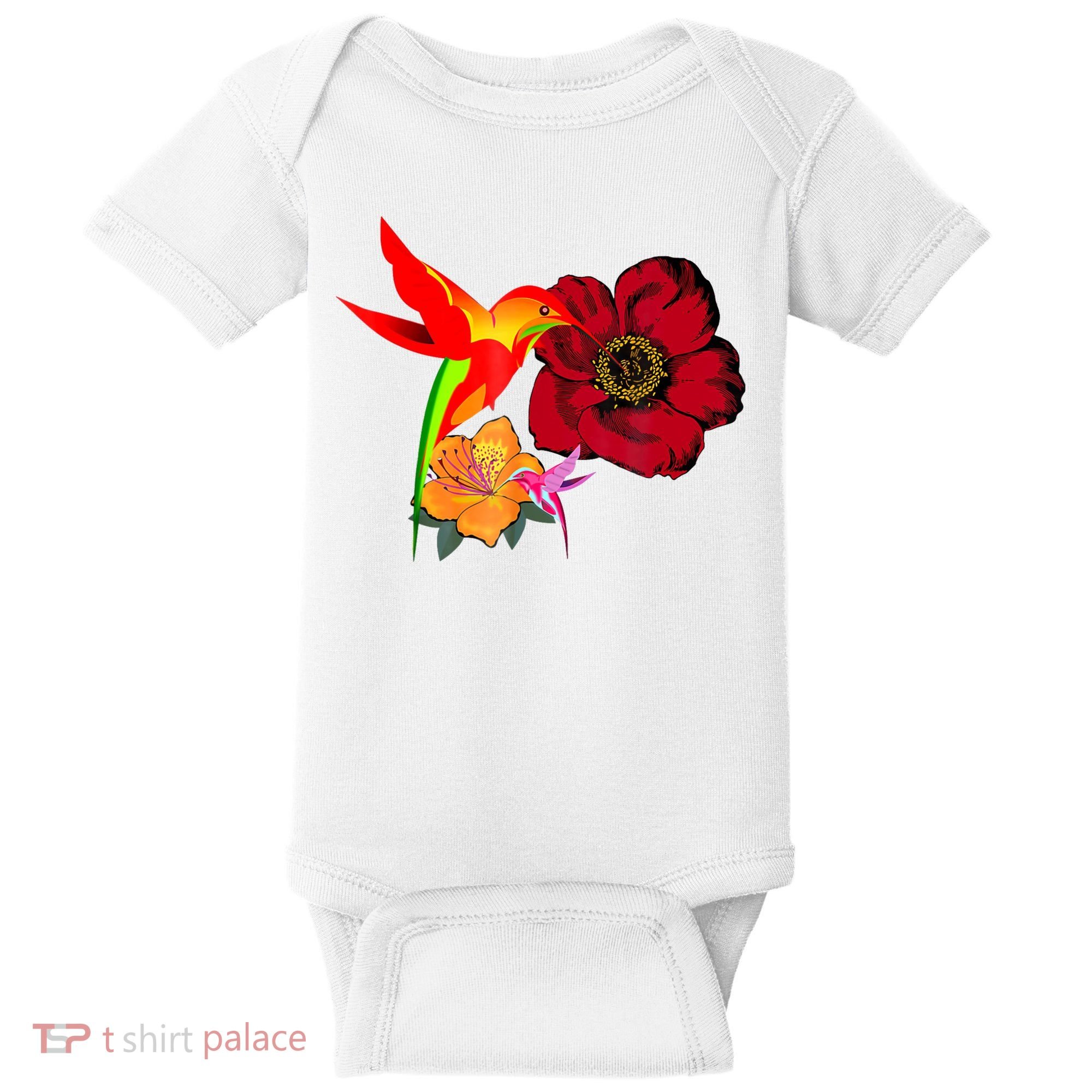 Hummingbird Bird Tree Beautiful Nature Spirit Baby Bodysuit