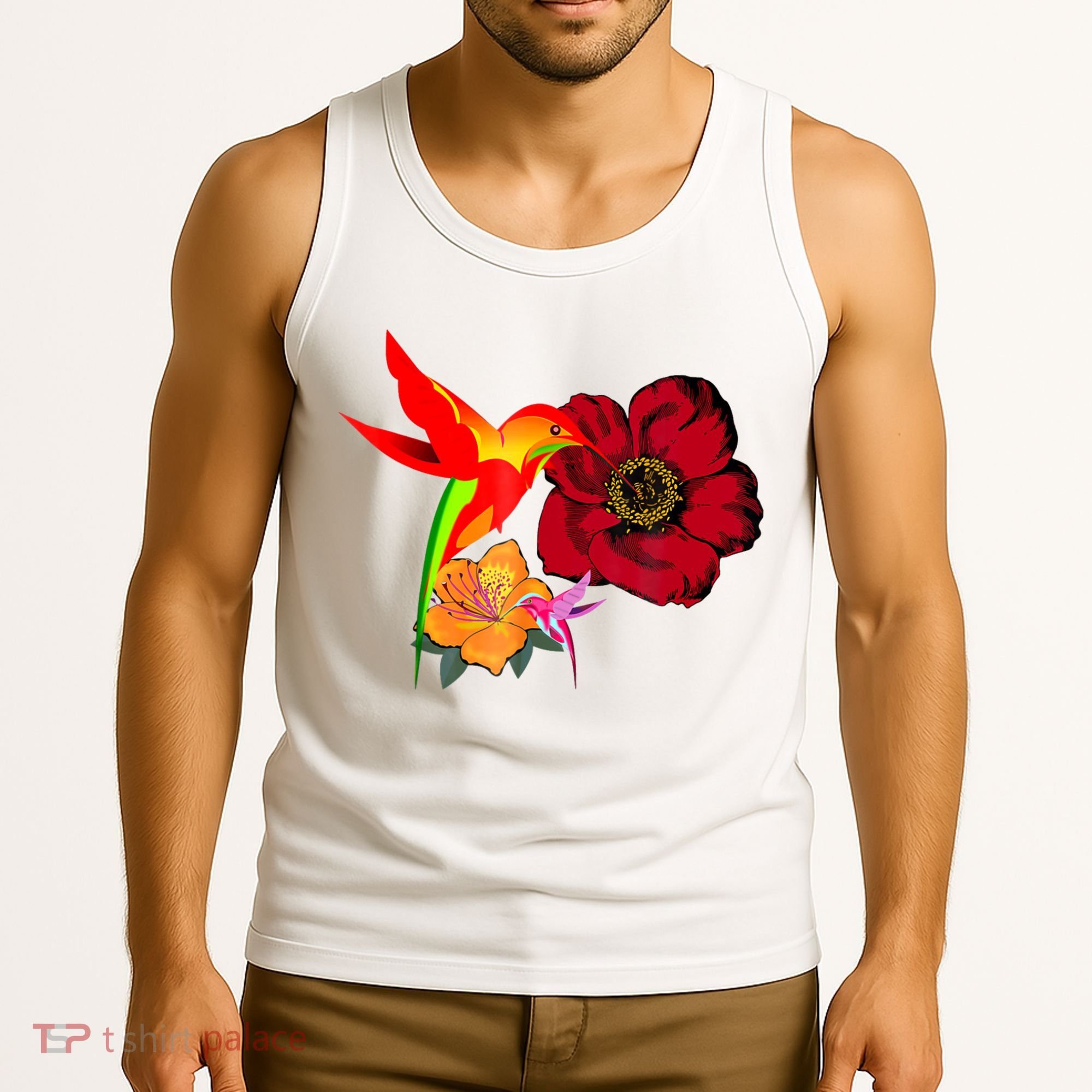 Hummingbird Bird Tree Beautiful Nature Spirit Tank Top