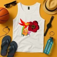 Hummingbird Bird Tree Beautiful Nature Spirit Tank Top thumb 4