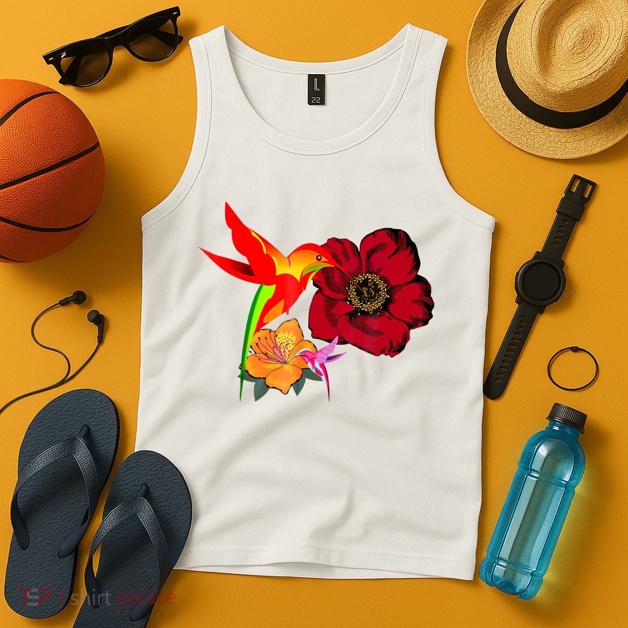 Hummingbird Bird Tree Beautiful Nature Spirit Tank Top