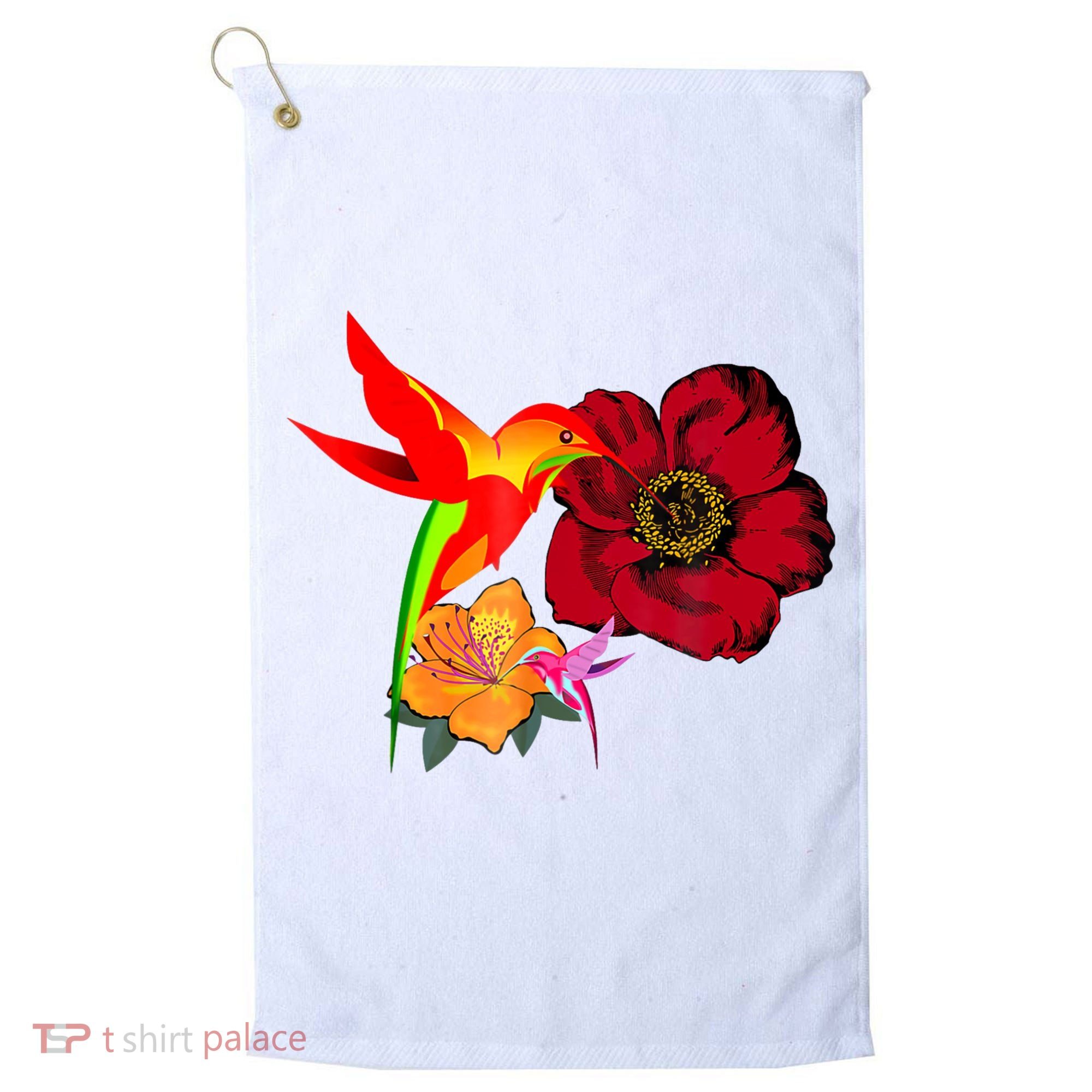 Hummingbird Bird Tree Beautiful Nature Spirit Golf Towel