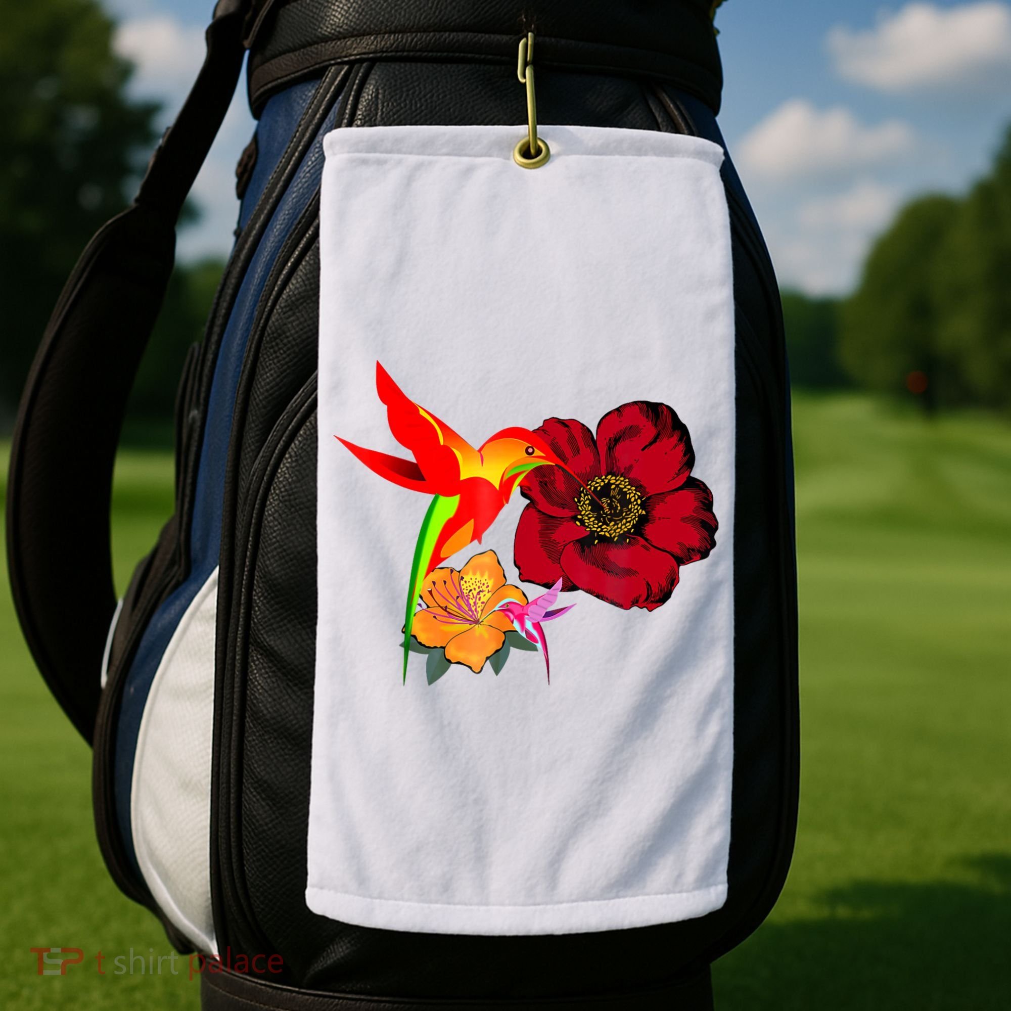 Hummingbird Bird Tree Beautiful Nature Spirit Golf Towel