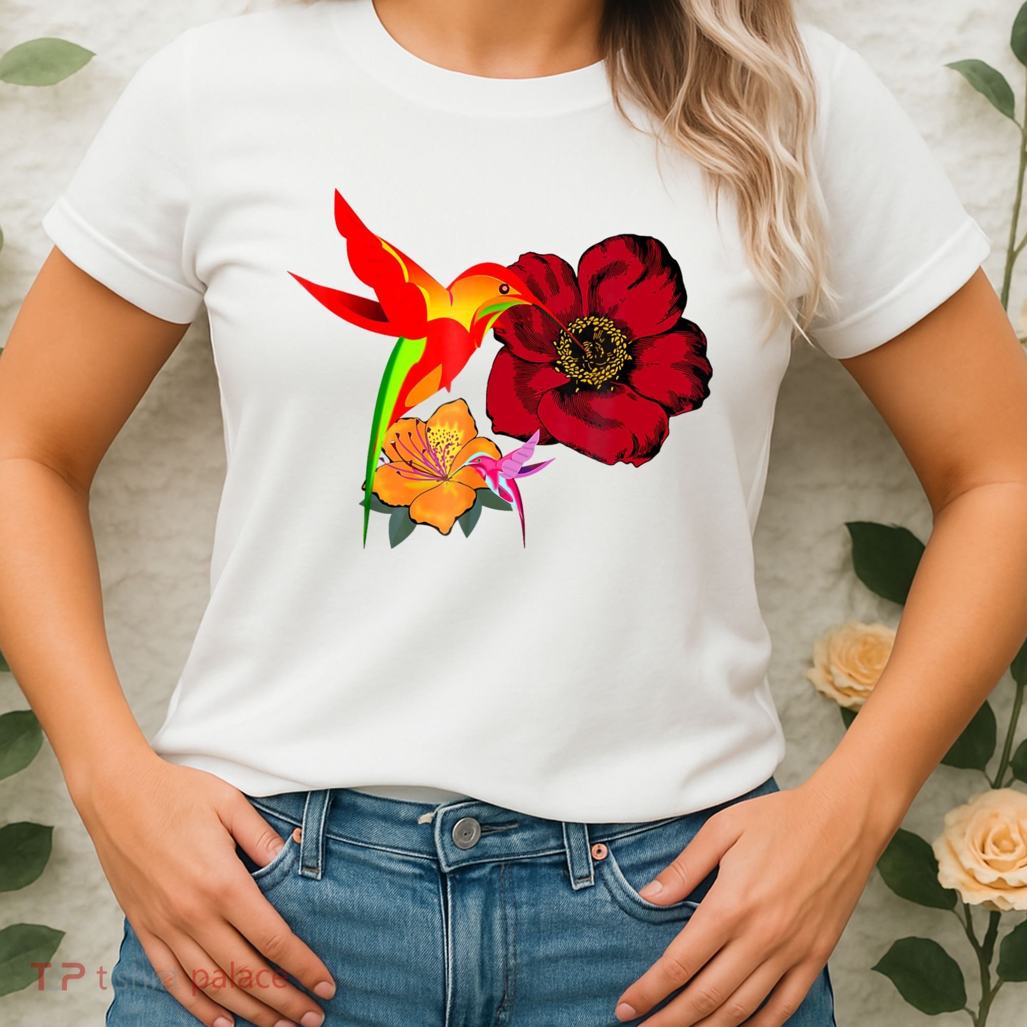 Hummingbird Bird Tree Beautiful Nature Spirit Women's T-Shirt
