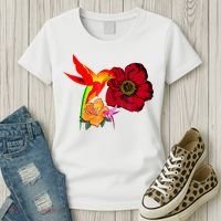 Hummingbird Bird Tree Beautiful Nature Spirit Women's T-Shirt thumb 3