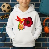 Hummingbird Bird Tree Beautiful Nature Spirit Kids Hoodie thumb 2
