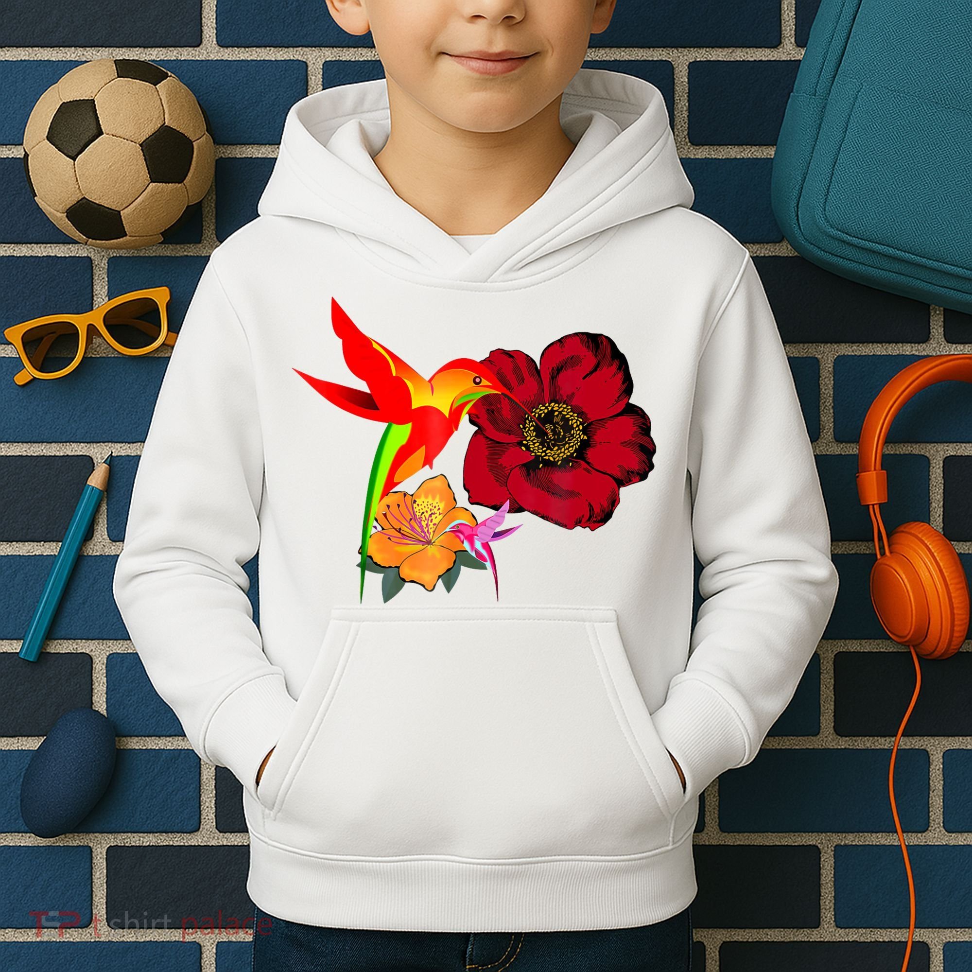 Hummingbird Bird Tree Beautiful Nature Spirit Kids Hoodie