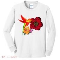 Hummingbird Bird Tree Beautiful Nature Spirit Kids Long Sleeve Shirt thumb 0