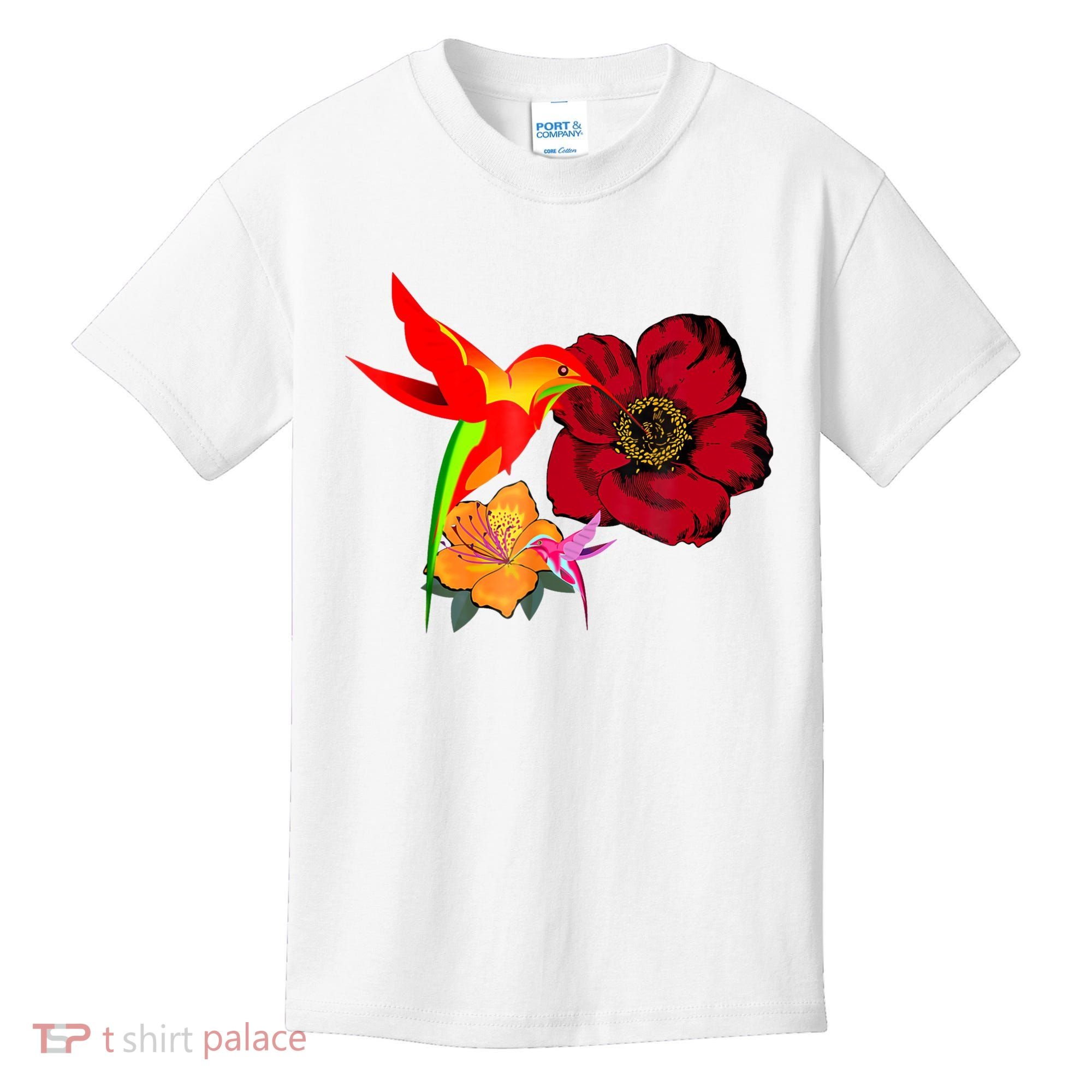 Hummingbird Bird Tree Beautiful Nature Spirit Kids T-Shirt