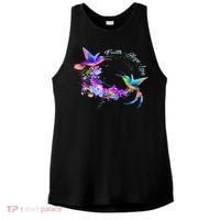 Hummingbird Bird Tree Beautiful Nature Spirit Ladies PosiCharge Tri-Blend Wicking Tank thumb 0